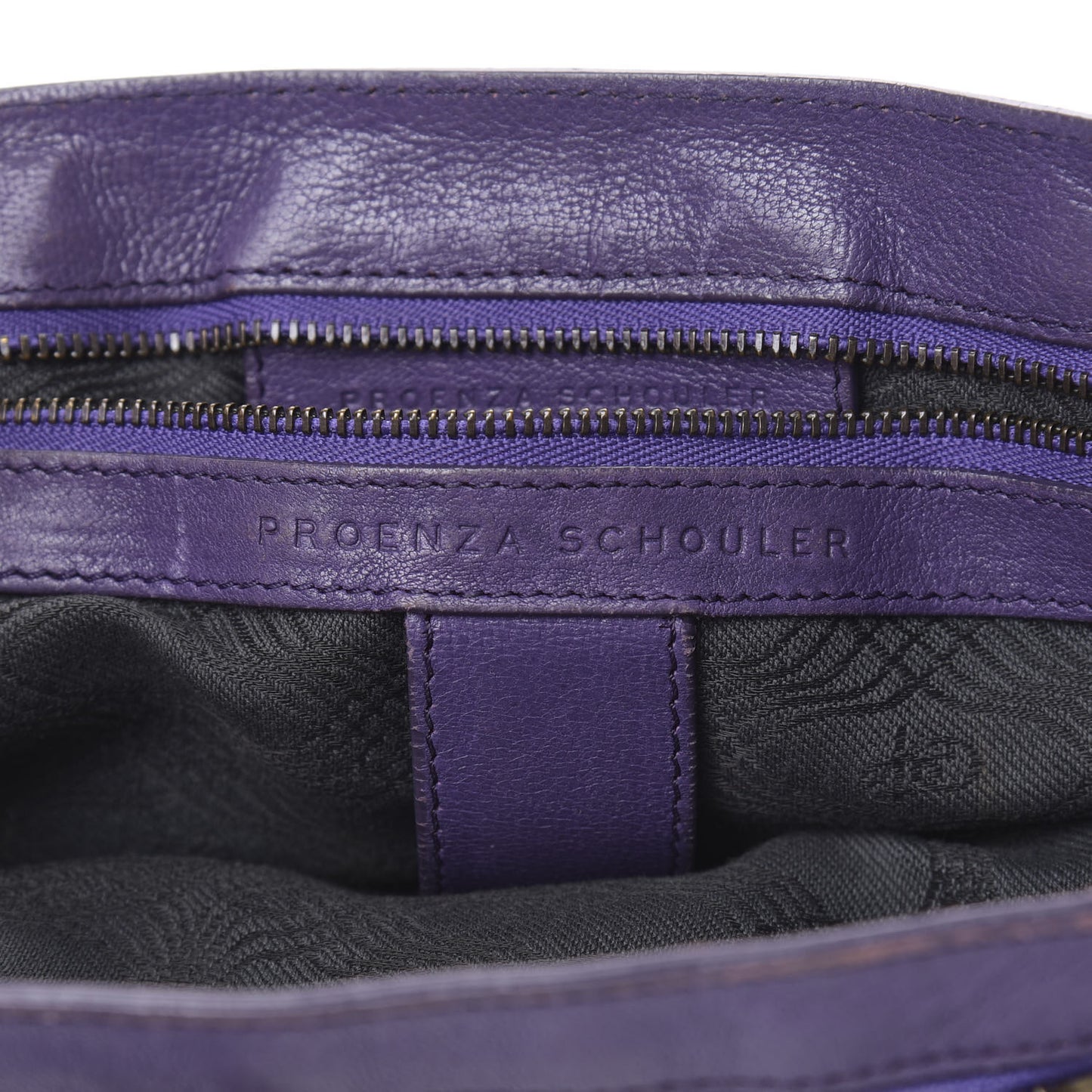 Lambskin Medium PS1 Satchel Purple Rain