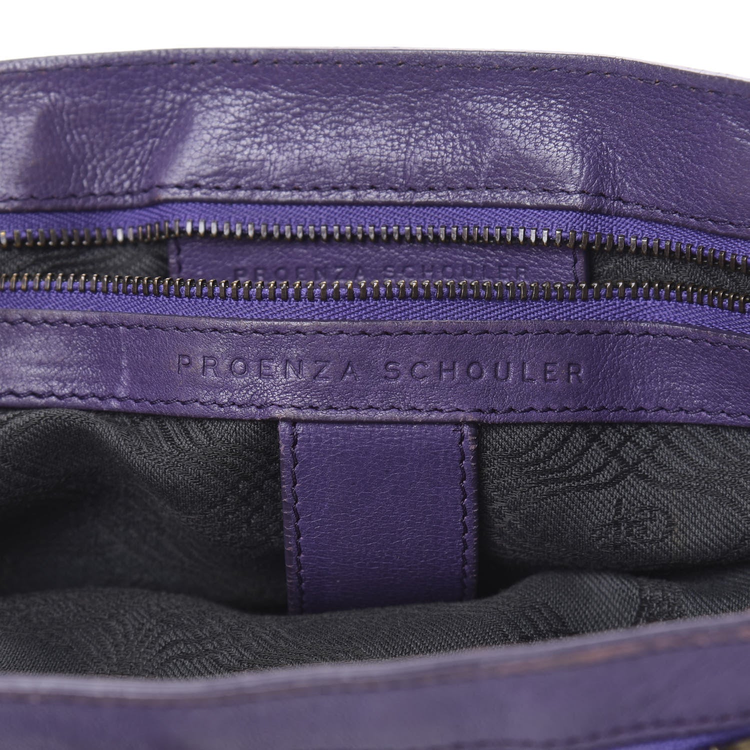 Proenza Schouler Lambskin Medium PS1 Satchel Purple Rain 7 of 27