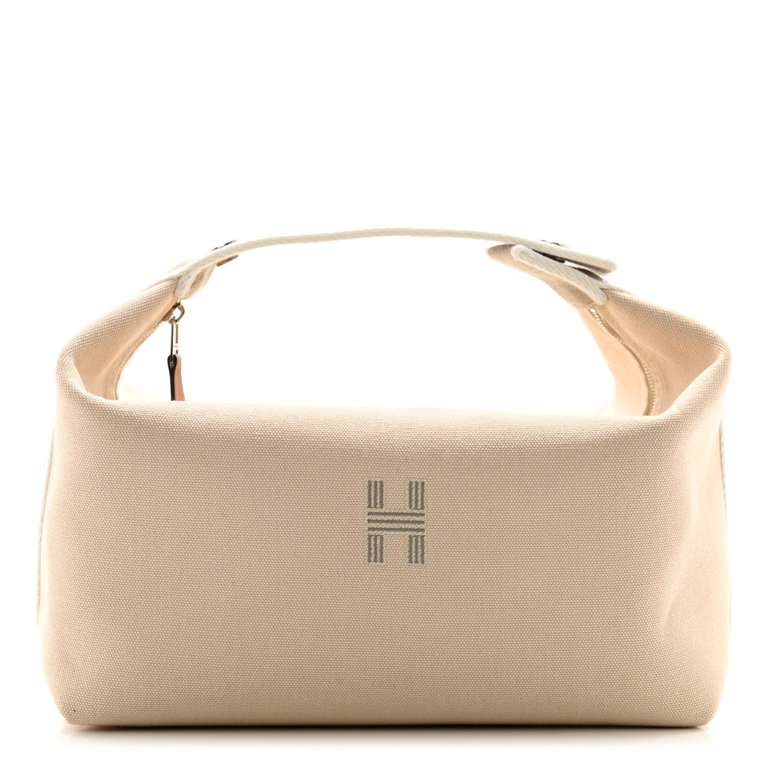 Hermes Canvas Large Bride-A-Brac Pouch Natural 1 of 8