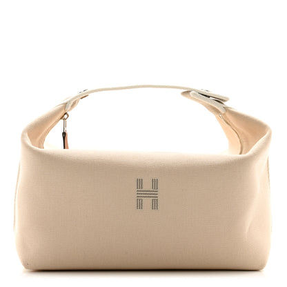 Hermes Canvas Large Bride-A-Brac Pouch Natural 1 of 8