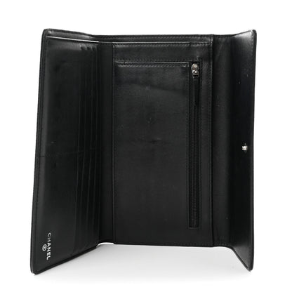 Chanel Caviar Timeless CC Large Gusset Flap Wallet Black 5 of 11