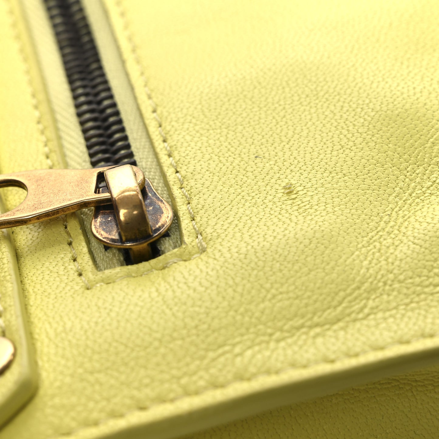 Lambskin PS1 Pochette Clutch Lemon