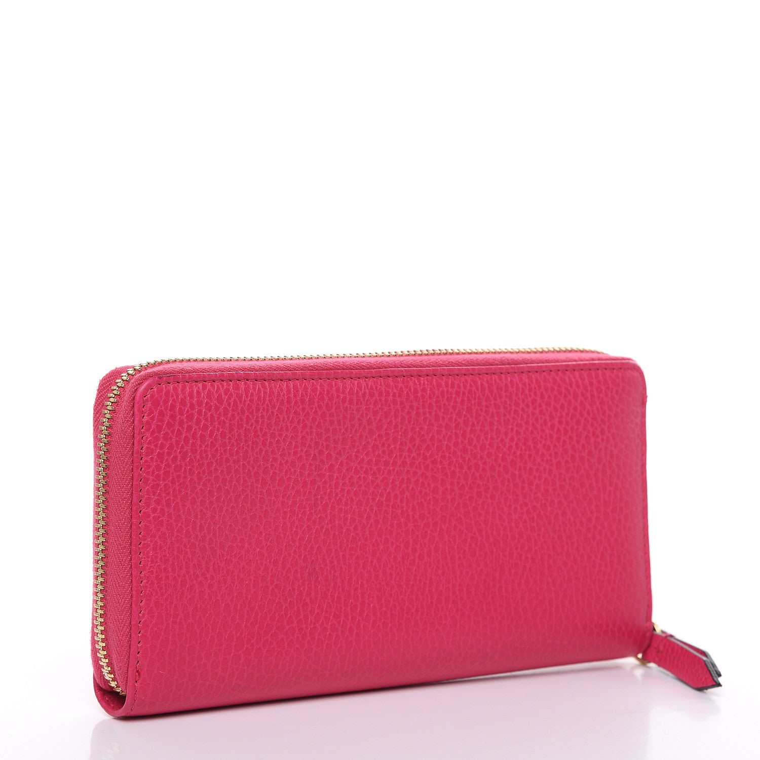 Gucci Dollar Calfskin GG Marmont Zip Around Wallet Box Pink 3 of 11