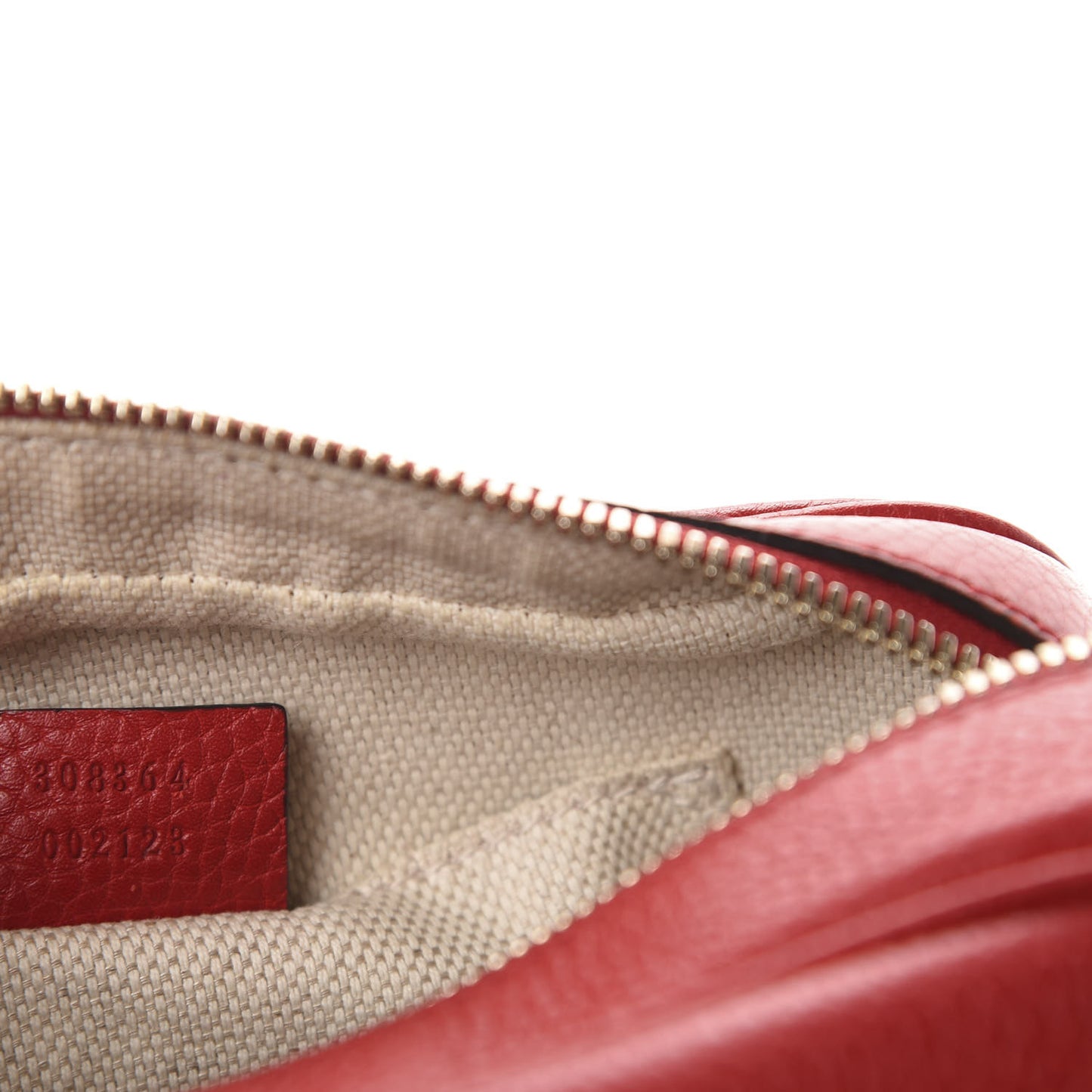 Pebbled Calfskin Small Soho Disco Bag Tabasco Red