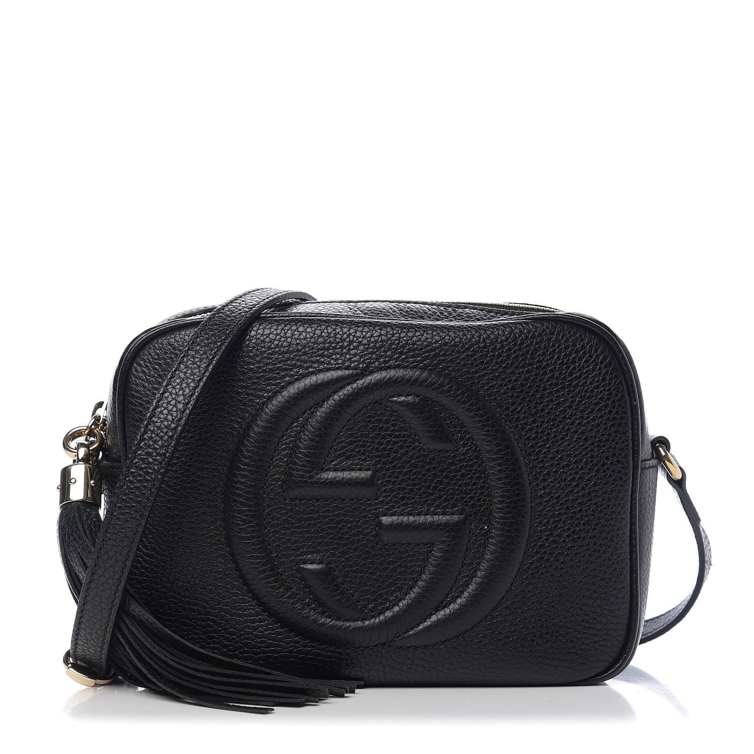Gucci Pebbled Calfskin Small Soho Disco Bag Black 1 of 9