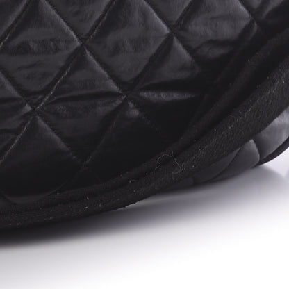 Chanel Aged Calfskin Quilted Expandable Messenger Black 12 of 18