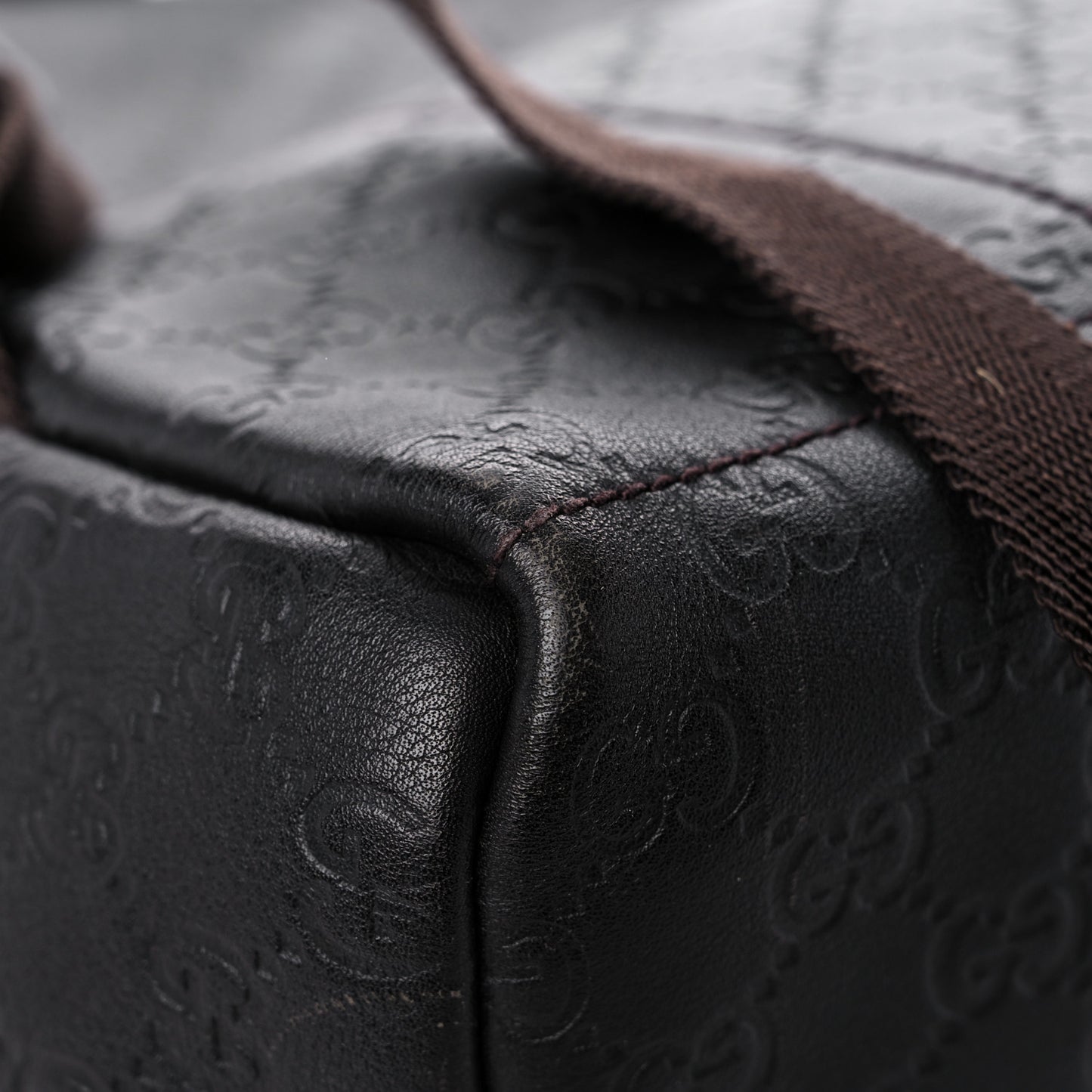 Guccissima Backpack Dark Brown