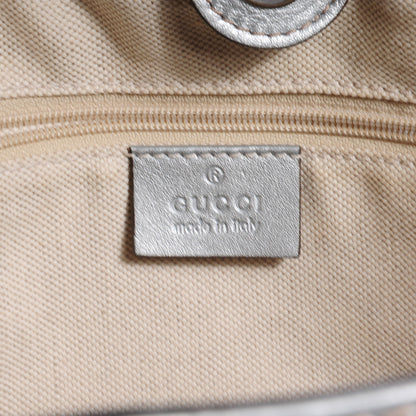 Gucci Guccissima Medium Sukey Tote Silver 6 of 7
