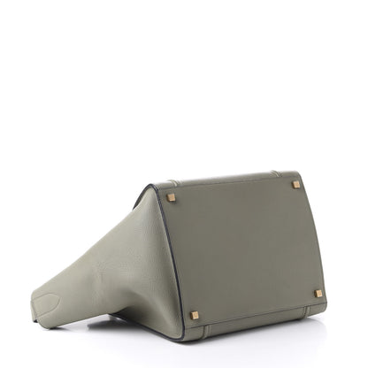 Celine Baby Grained Calfskin Medium Phantom Luggage Grey 3 of 12