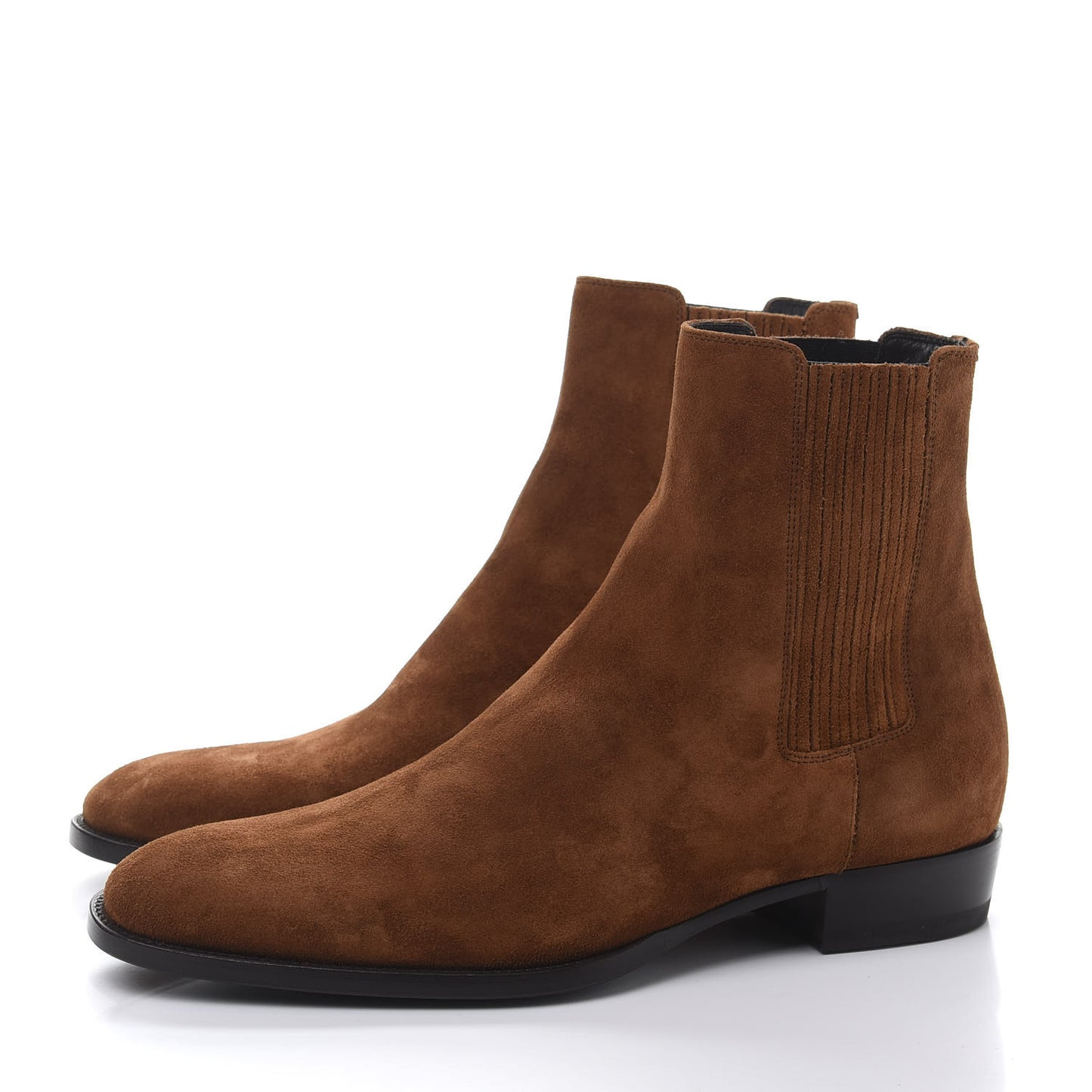 Suede Mens Wyatt Chelsea Boots 41 Saddle Red
