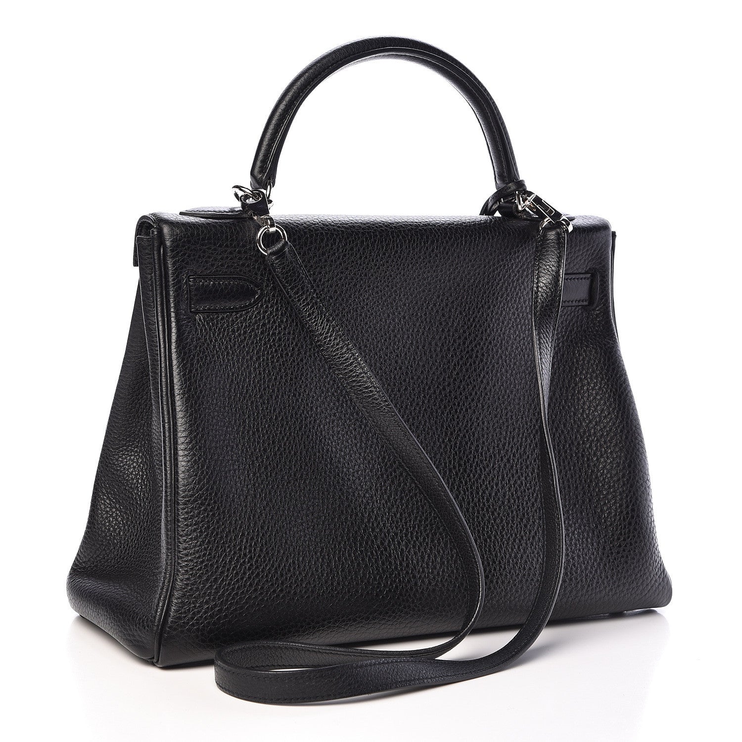 Hermes Taurillon Clemence Kelly Retourne 32 Black 4 of 37