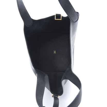 Hermes Taurillon Clemence Picotin Lock 22 MM Black 5 of 10