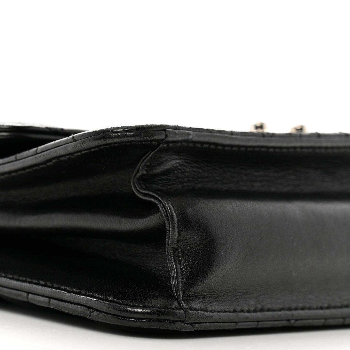 Lambskin Cannage Miss Dior Promenade Pouch Black