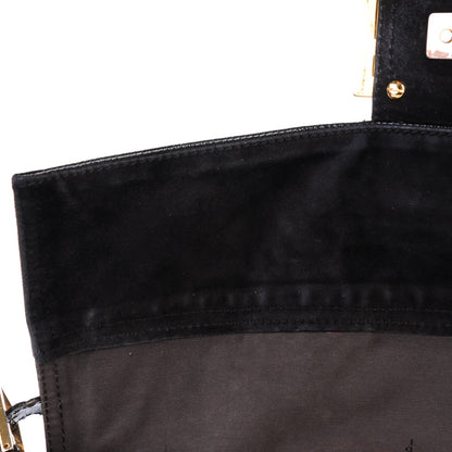 Fendi Vitello Naplak Large Convertible Baguette Black 12 of 16