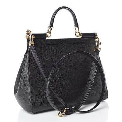 Dolce & Gabbana Dauphine Medium Miss Sicily Satchel Black 5 of 12
