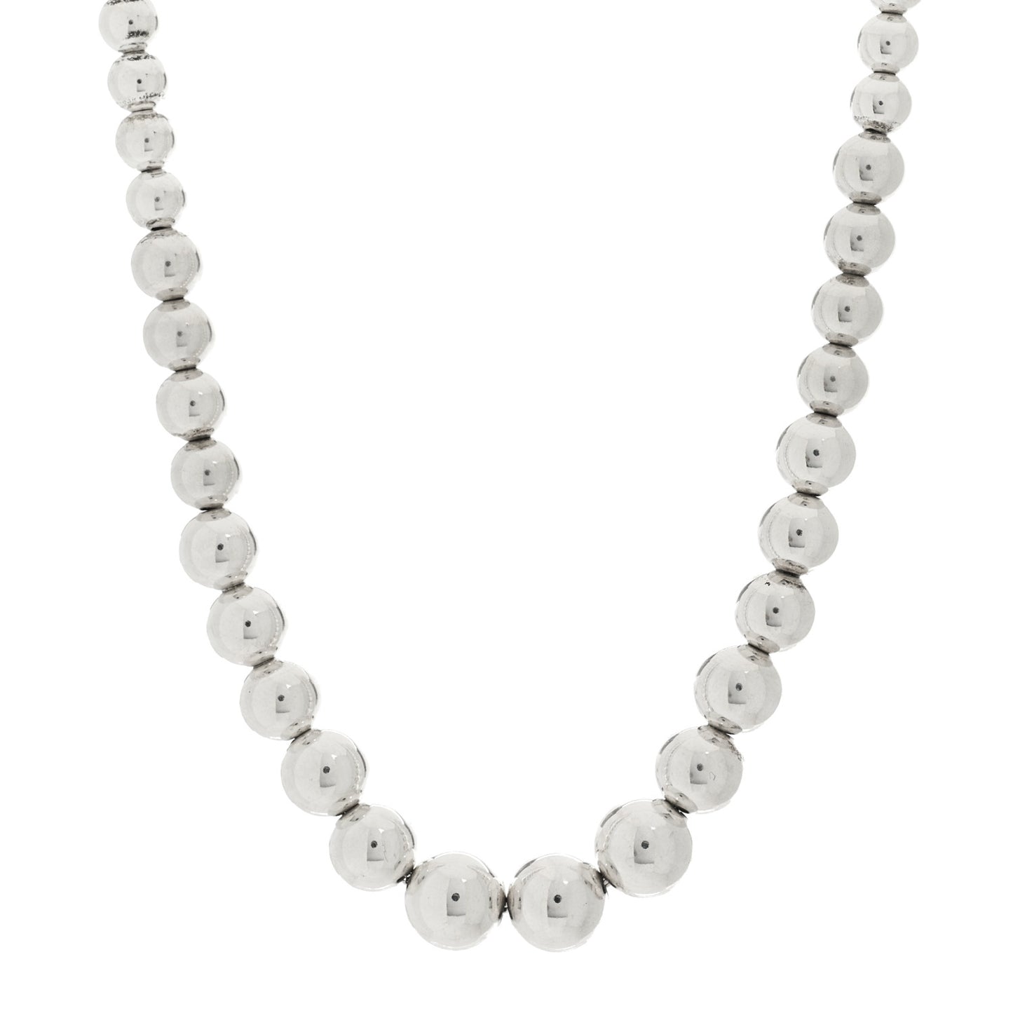 Sterling Silver HardWear Graduated Ball Necklace