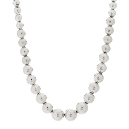 Tiffany Sterling Silver HardWear Graduated Ball Necklace 1 of 6