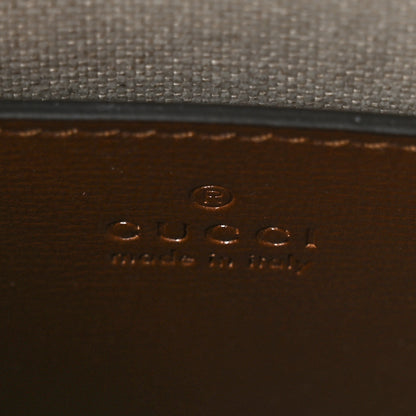 Gucci GG Supreme Monogram Azalea Calfskin Mini Retro Interlocking G Tote Bag Beige Ebony Brown Sugar 6 of 11