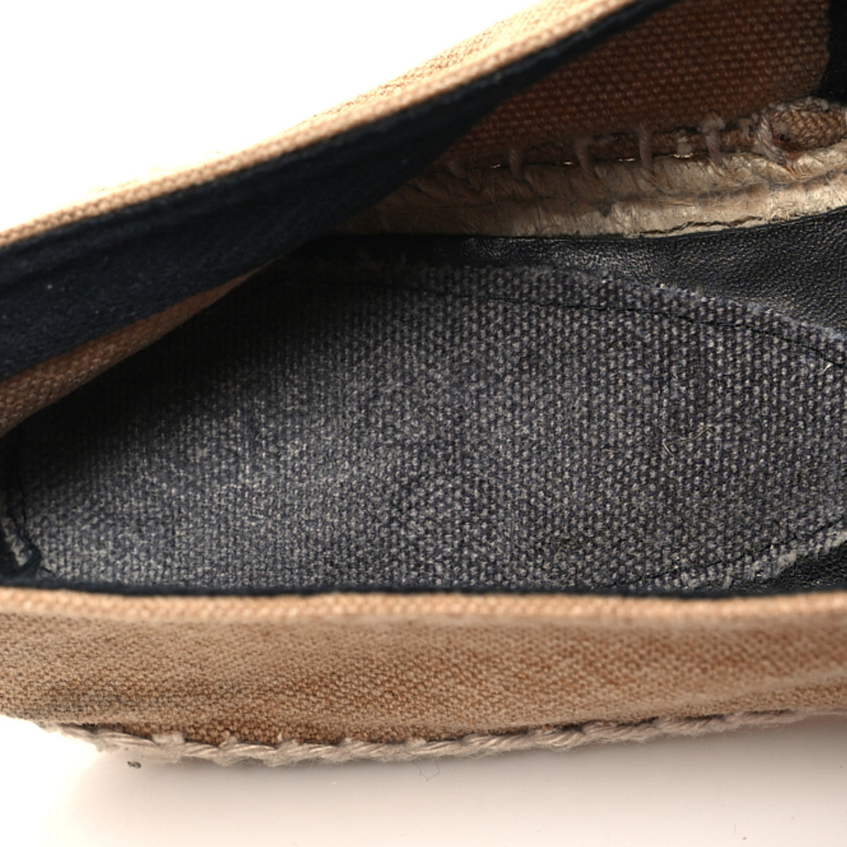 Chanel Canvas CC Espadrilles 39 Beige Black 8 of 10