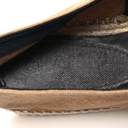 Chanel Canvas CC Espadrilles 39 Beige Black 8 of 10