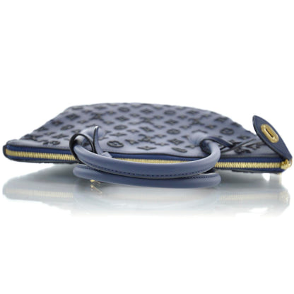 Louis Vuitton Monogram Addiction Vertical Lockit MM Blue 4 of 10