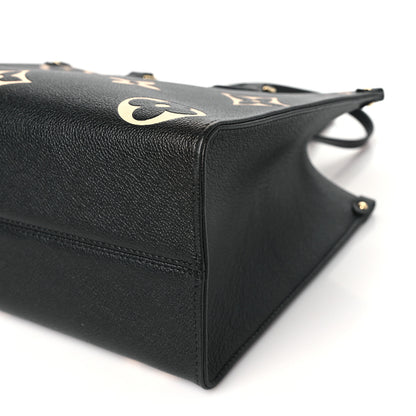 Louis Vuitton Empreinte Monogram Giant Onthego MM Black Beige 9 of 9