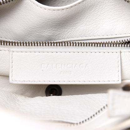 Balenciaga Veau Soyeux Perforated Blackout Hardware S City White 12 of 29