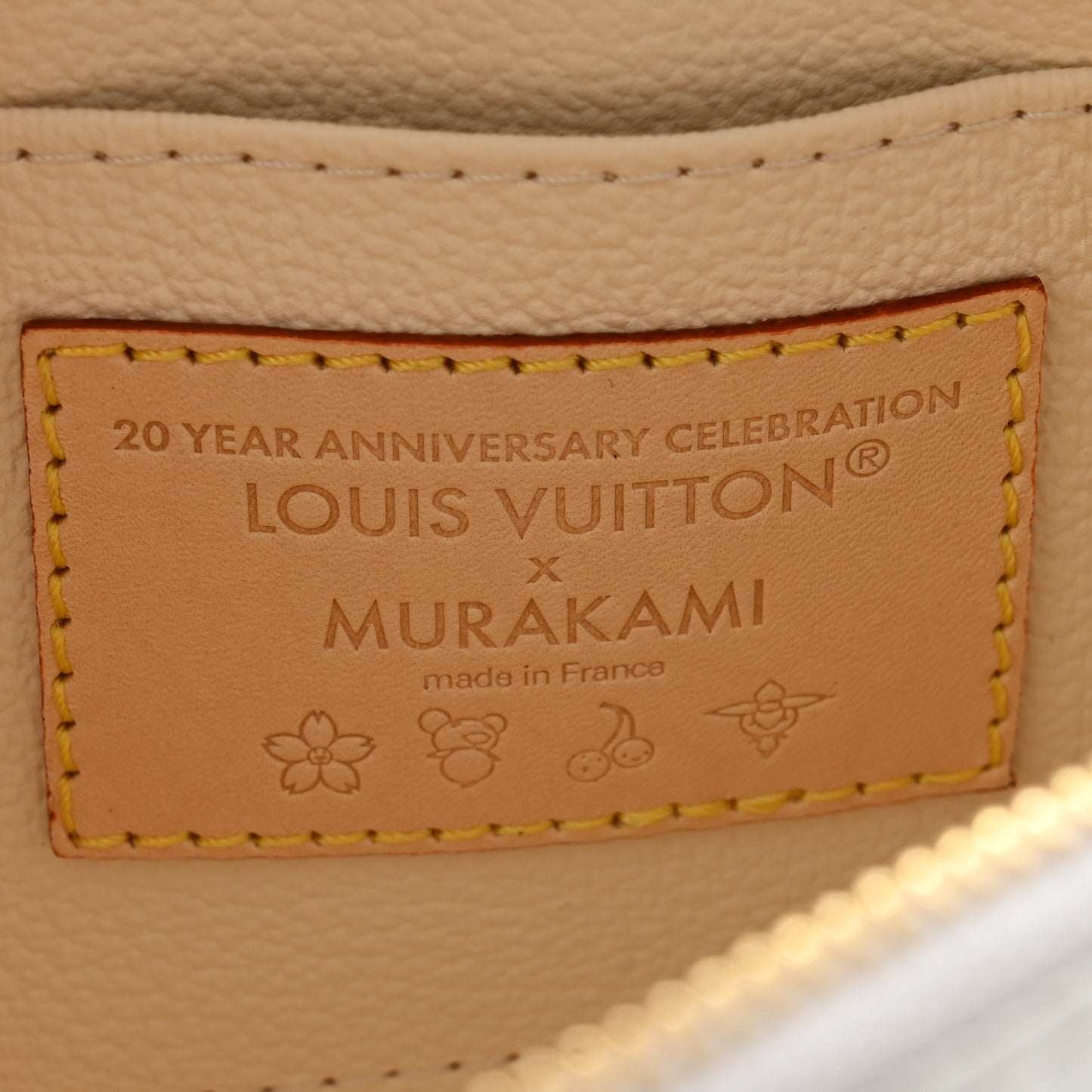 LV x TM Monogram Multicolor Cosmetic Pouch PM White