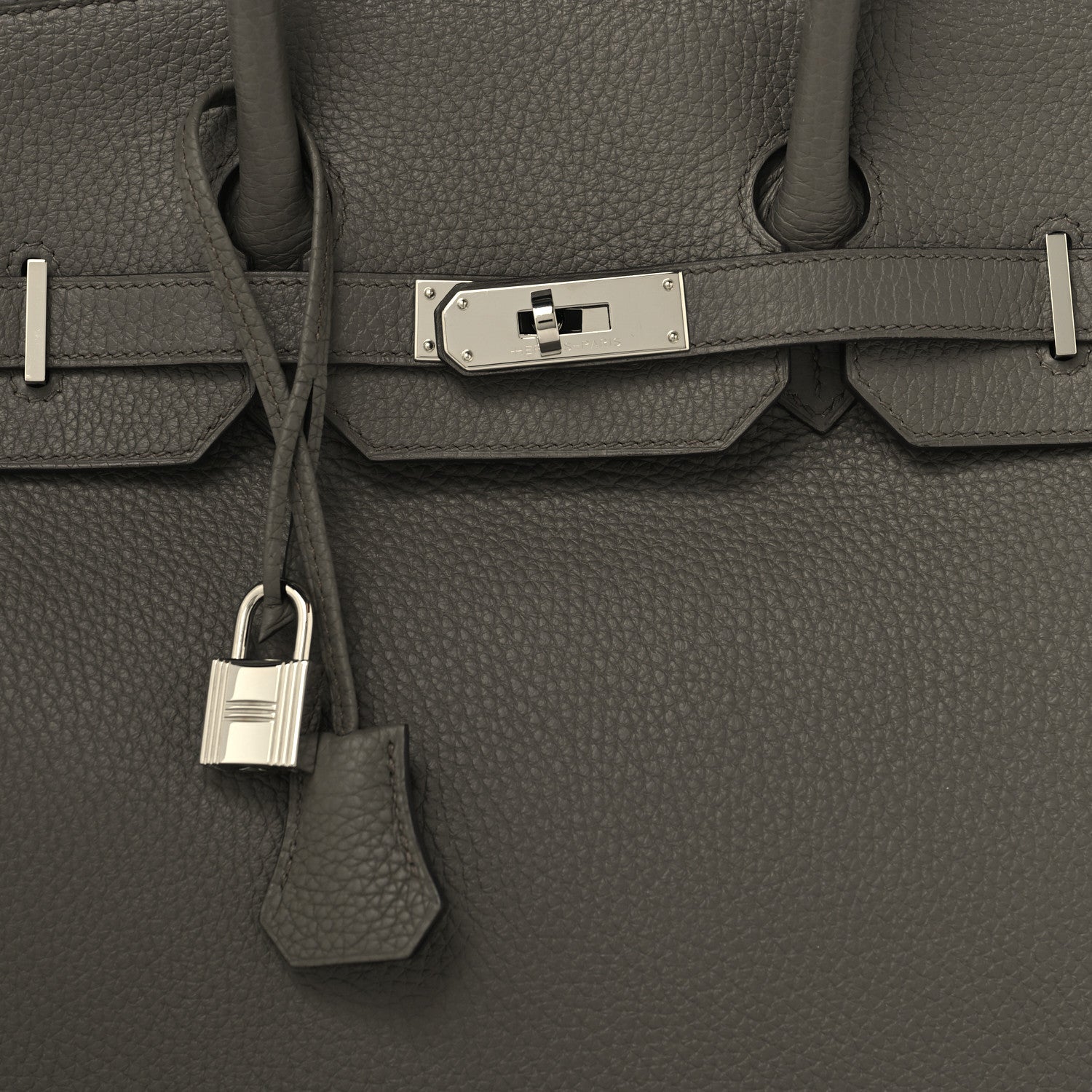 Hermes Togo BIRKIN 35 Etain 8 of 13