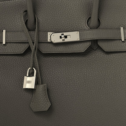 Hermes Togo BIRKIN 35 Etain 8 of 13