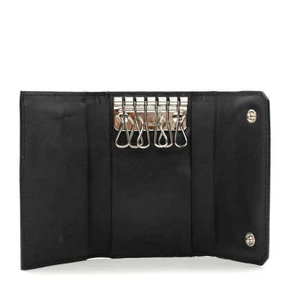 Prada Saffiano 6 Key Holder Black 5 of 11