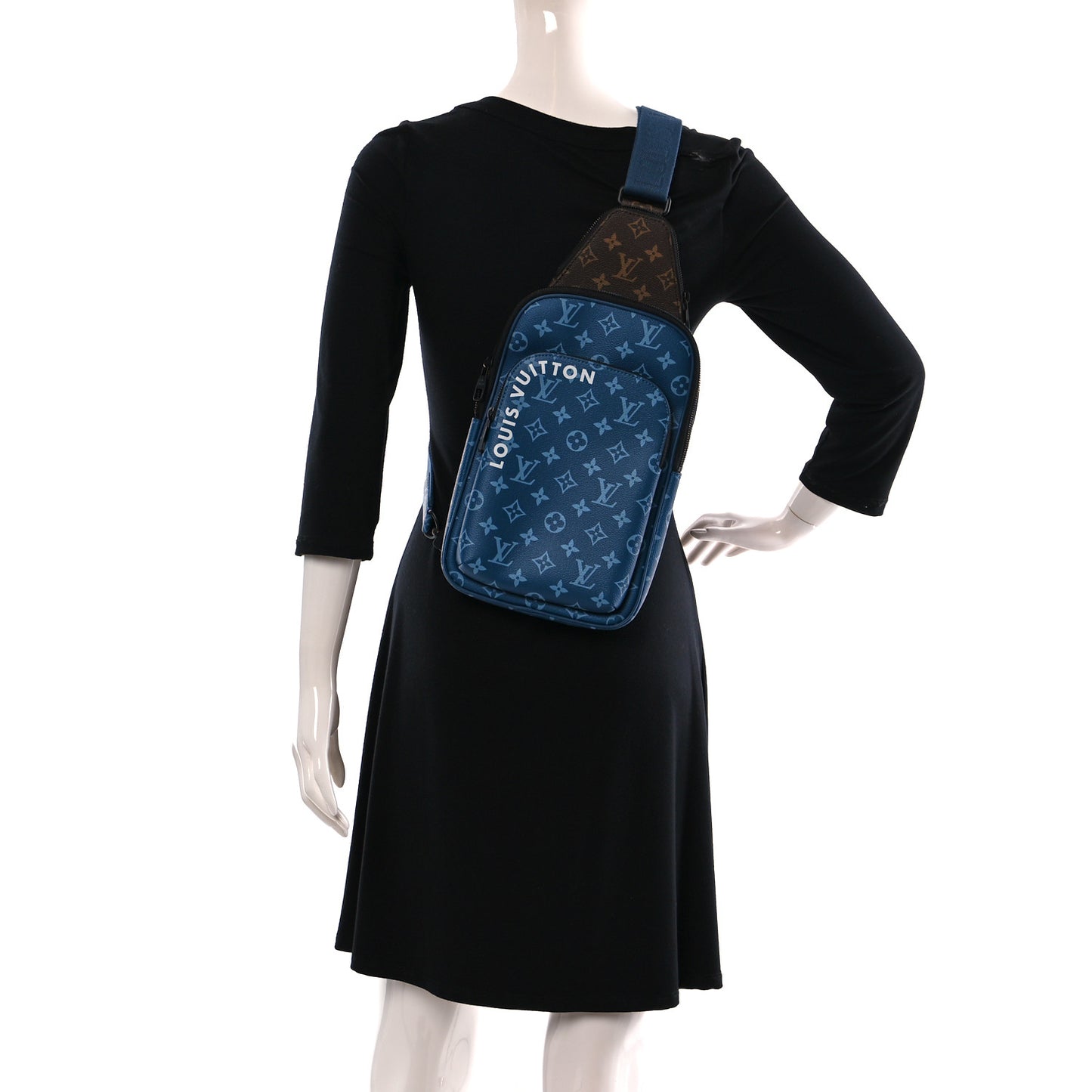 Monogram Avenue Sling Bag NM Atlantic Blue