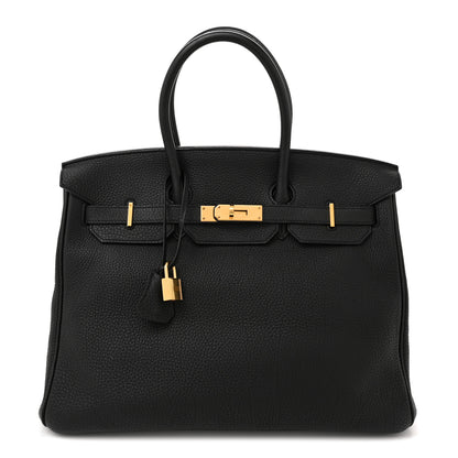 Hermes Togo Birkin 35 Black 1 of 12