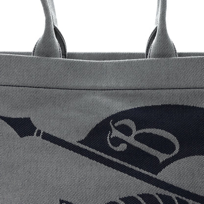 Burberry Canvas Large EKD Square Tote Knight 10 of 12