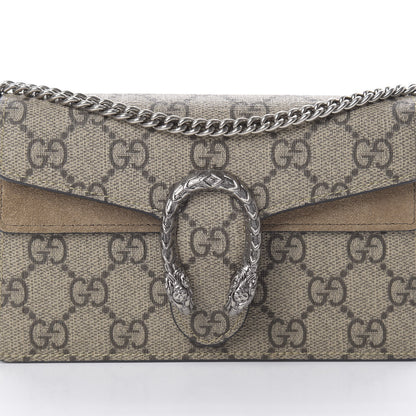 Gucci GG Supreme Monogram Super Mini Dionysus Shoulder Bag Taupe 7 of 11