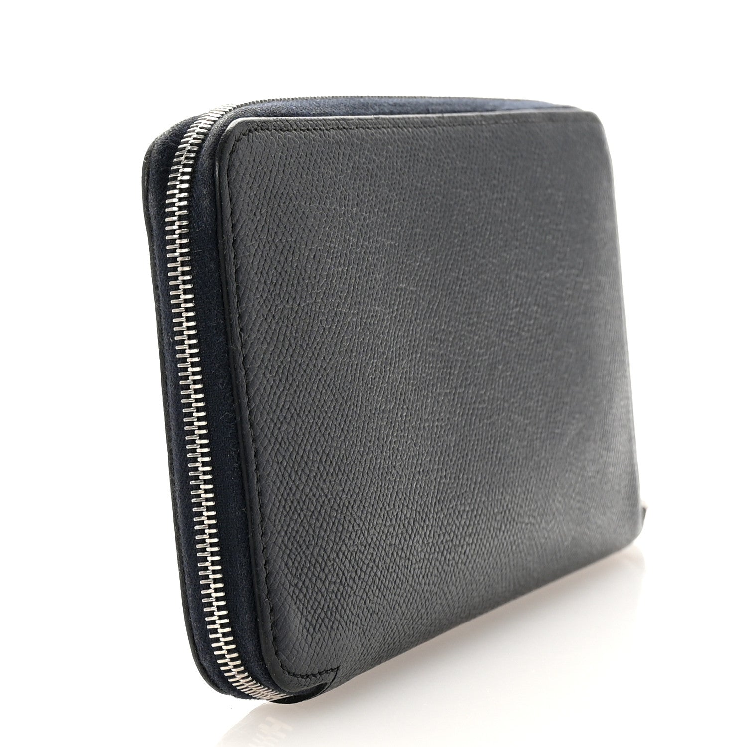 Hermes Epsom Silk'In Wallet Bleu Indigo Rouge De Coeur 3 of 6