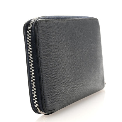 Hermes Epsom Silk'In Wallet Bleu Indigo Rouge De Coeur 3 of 6