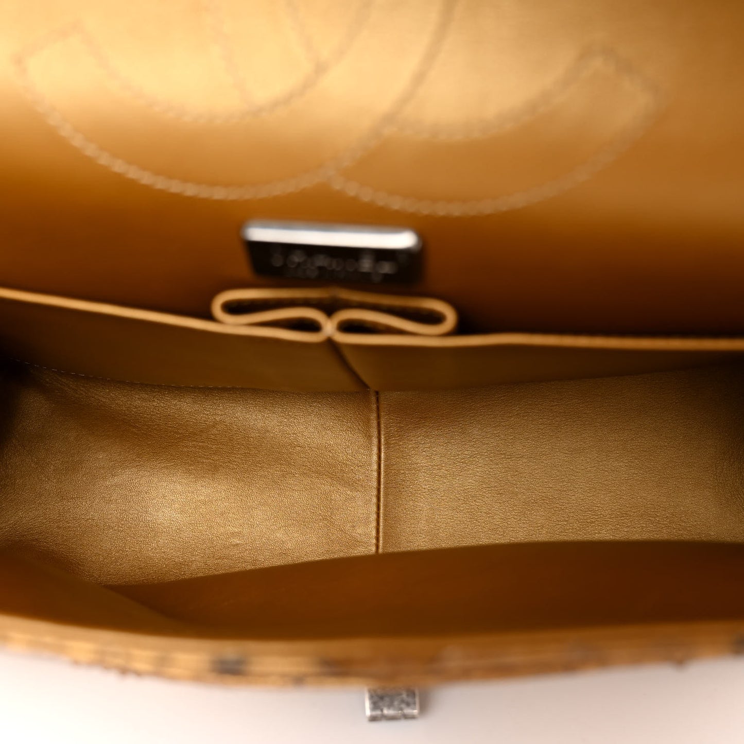 Metallic Snakeskin 2.55 Reissue 226 Flap Gold