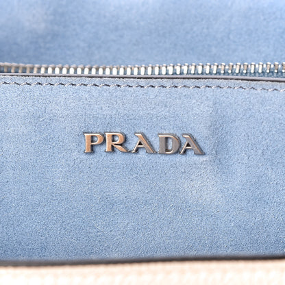 Prada Glace Calfskin Large Soft Cahier Bag White 6 of 8