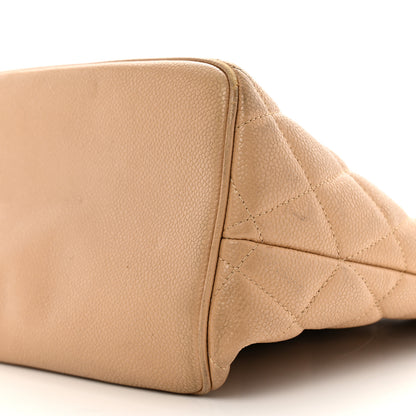 Chanel Caviar Quilted Medallion Tote Beige 10 of 13