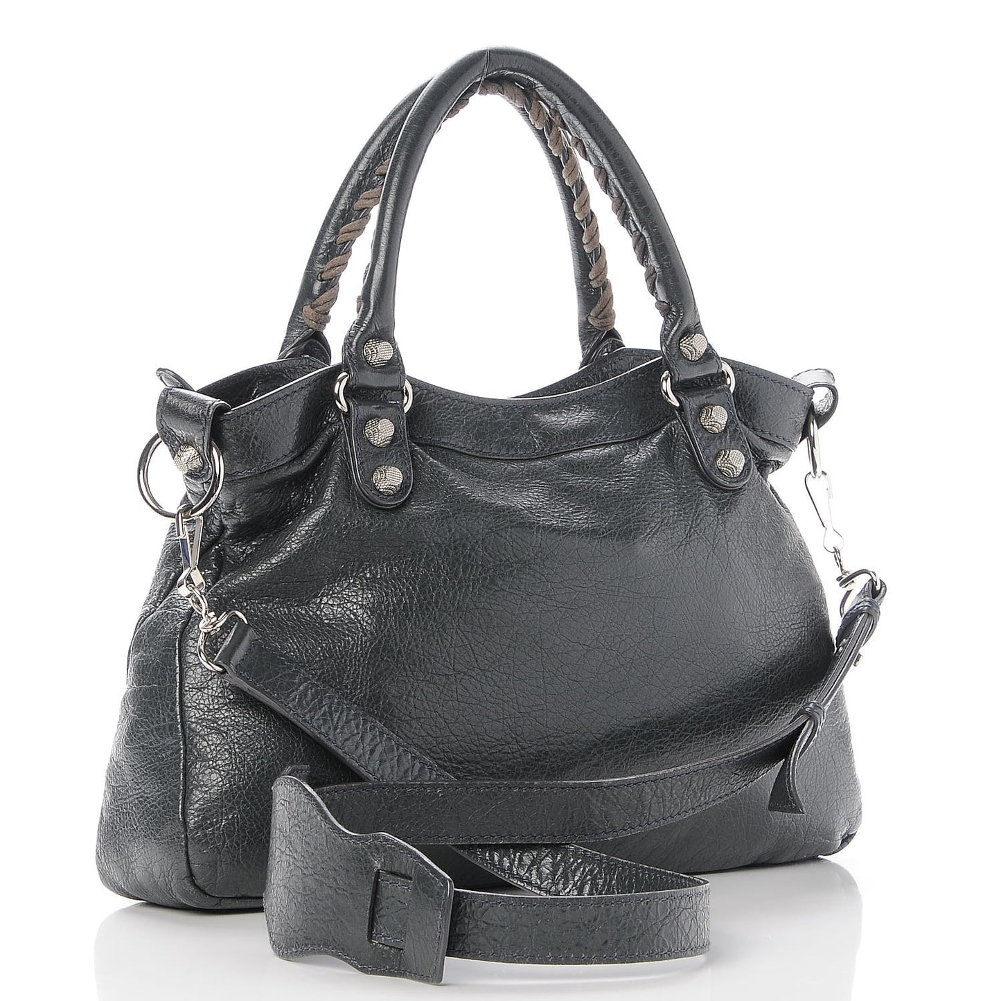 Agneau Giant 12 Silver Hardware Town Gris Tarmac