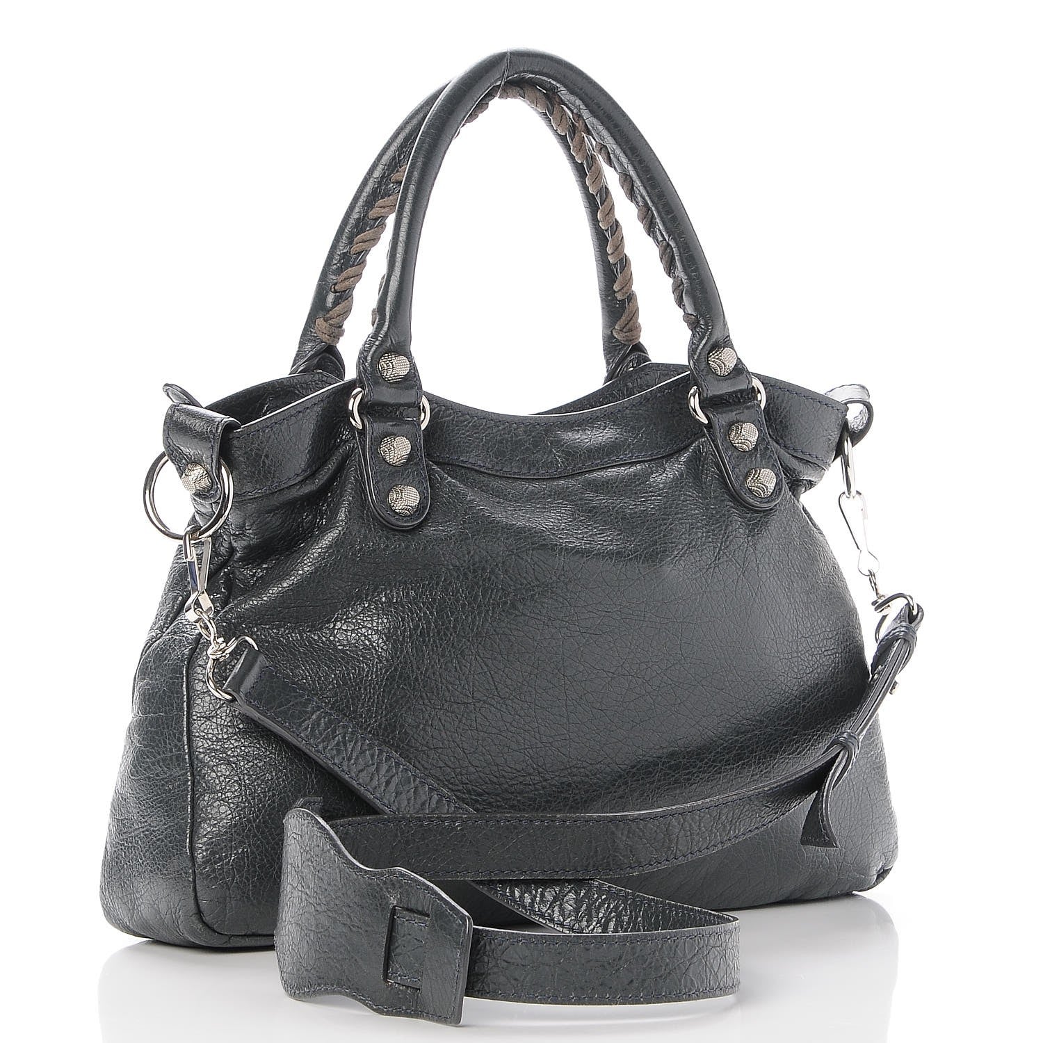 Balenciaga Agneau Giant 12 Silver Hardware Town Gris Tarmac 4 of 8