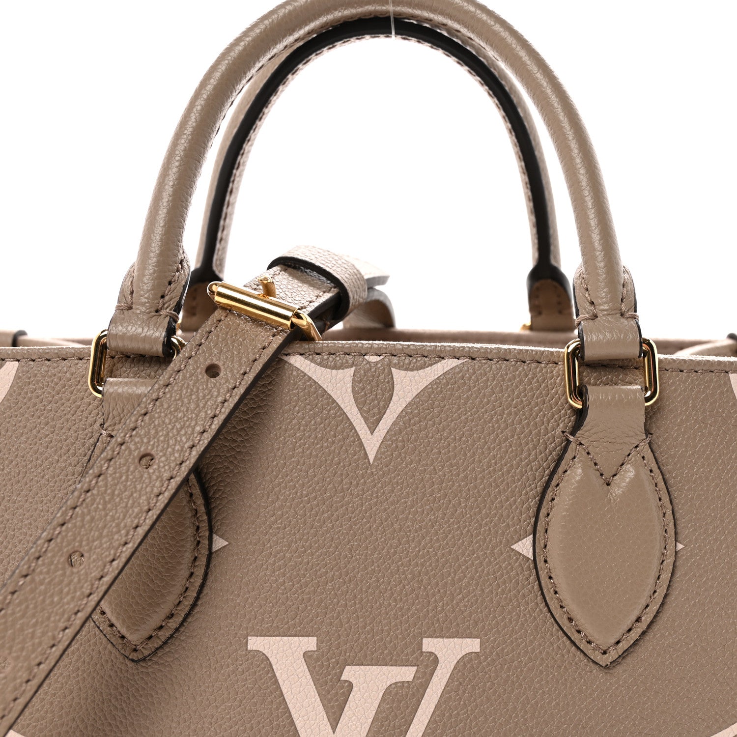 Louis Vuitton Empreinte Monogram Giant Onthego PM Tourterelle Creme 7 of 9