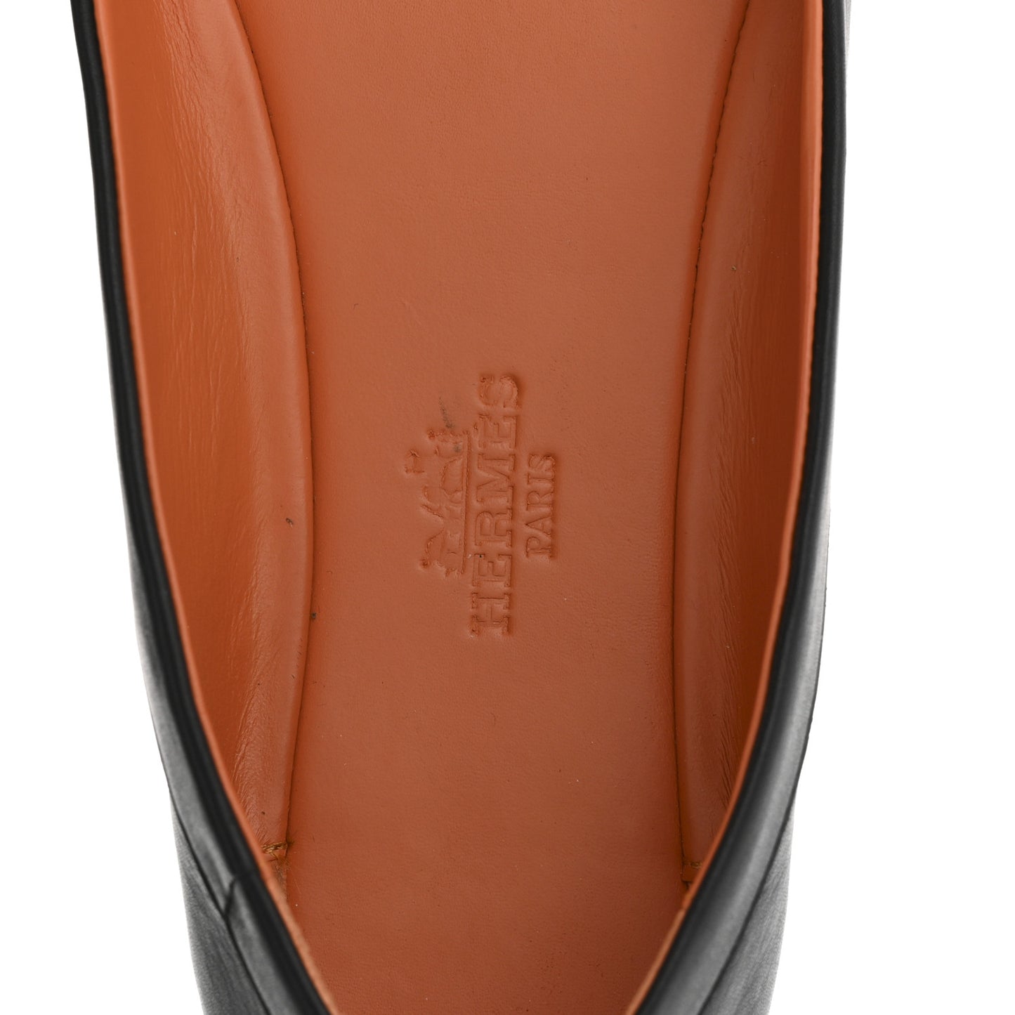 Calfskin Liberty Ballerina Flats 37 Black