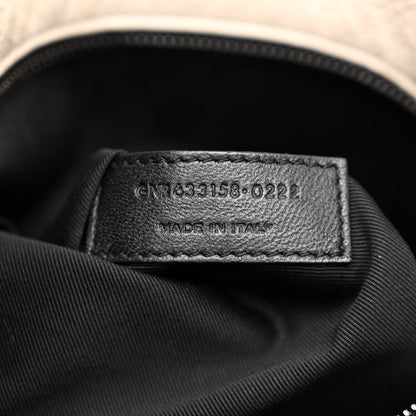 Saint Laurent Crinkled Calfskin Matelasse Monogram Medium Niki Chain Satchel Crema Soft 7 of 20