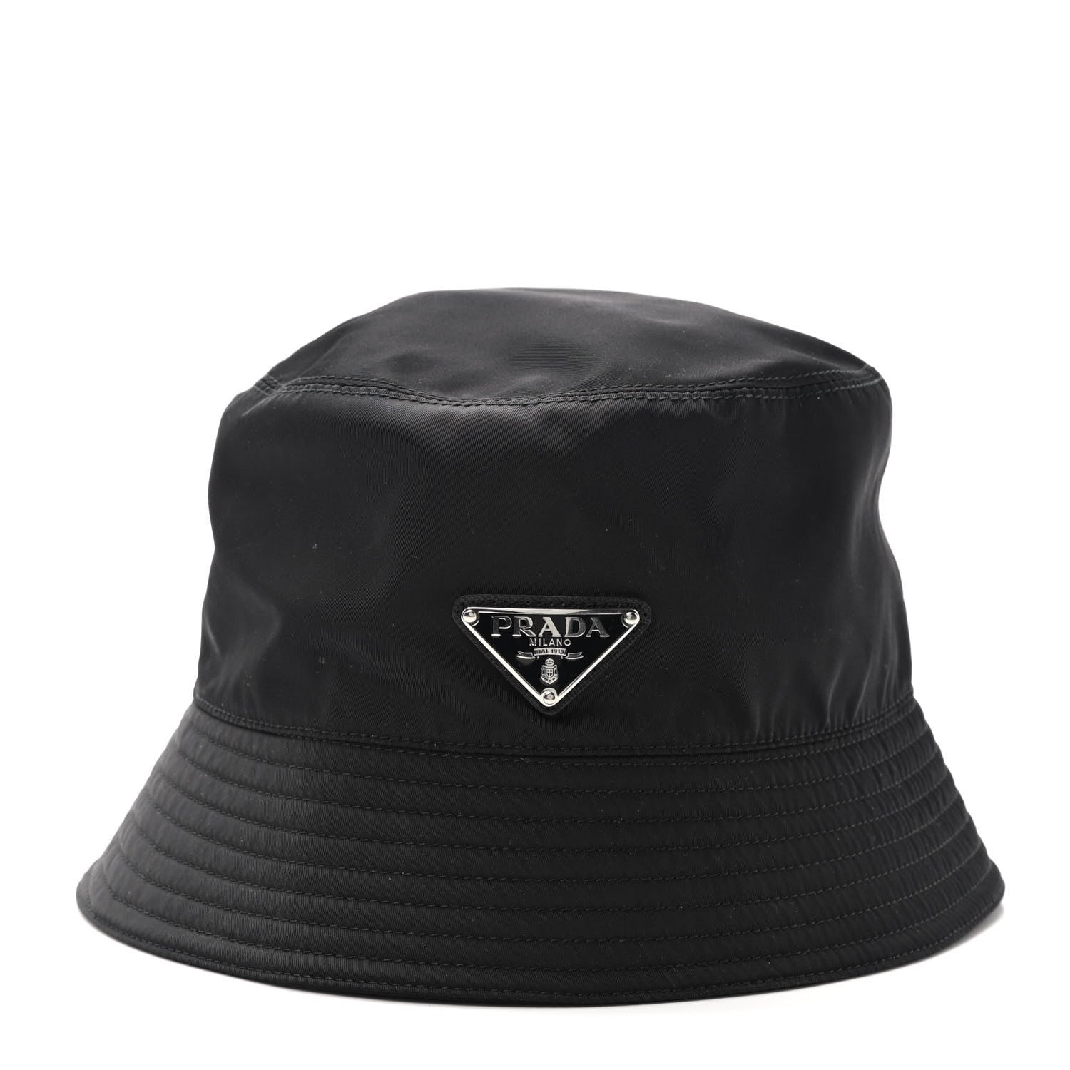 Prada Nylon Bucket Hat M Black 5 of 9