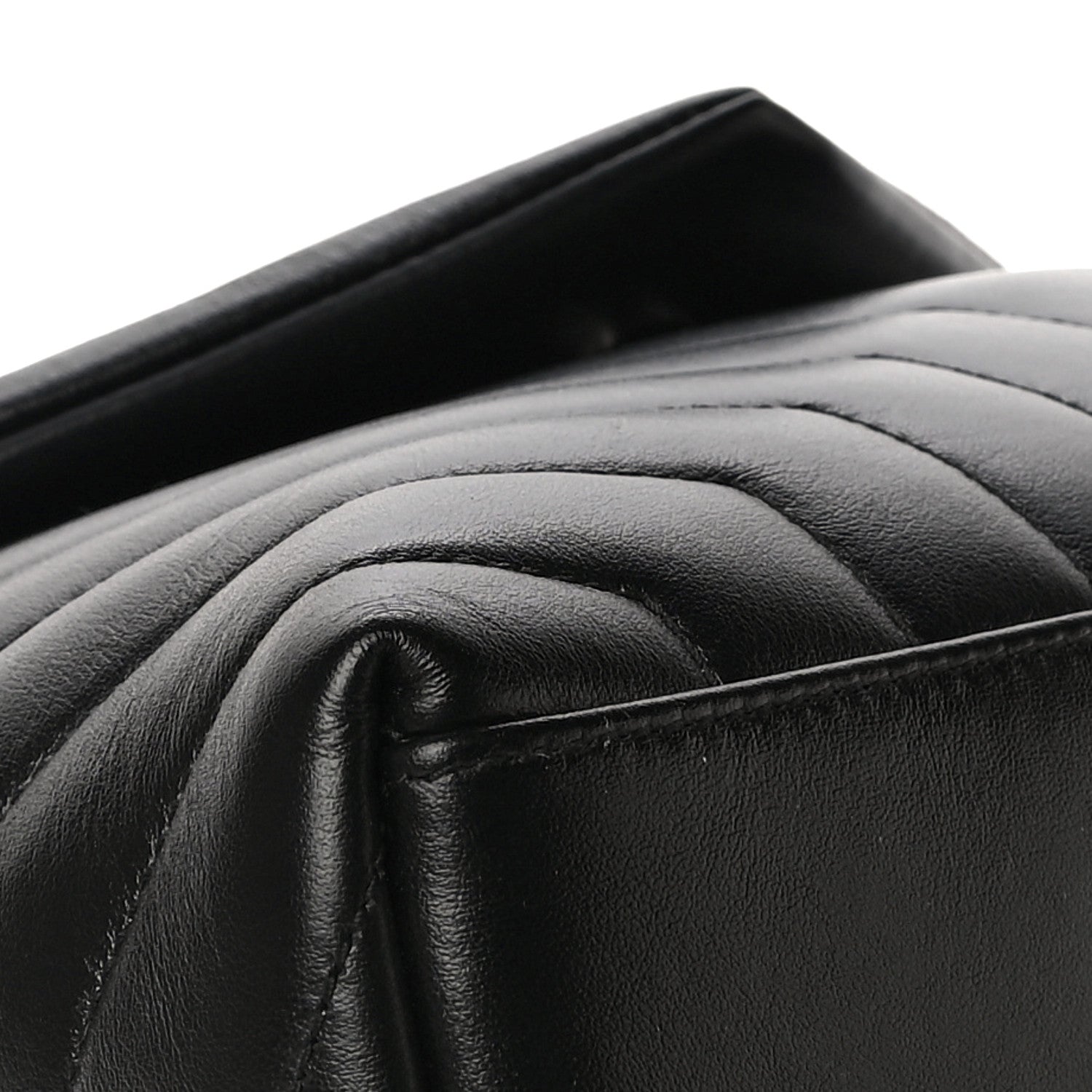 Saint Laurent Calfskin Y Quilted Monogram Medium Loulou Chain Satchel Black 10 of 10