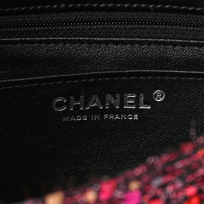 Chanel Tweed Quilted Mini Rectangular Flap Pink Multicolor 5 of 11