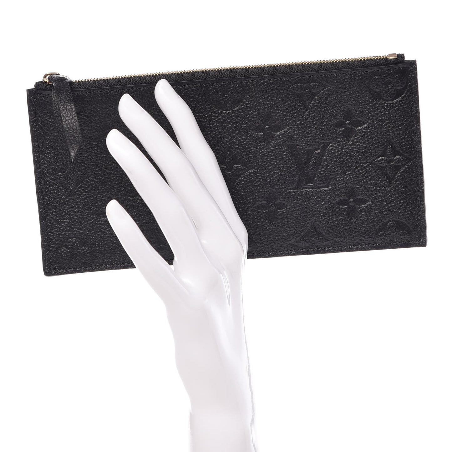 Empreinte Felicie Chain Wallet Zippered Insert Black