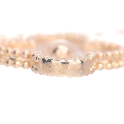 Van Cleef & Arpels 18K Yellow Gold 5 Motifs Vintage Alhambra Bracelet 4 of 5
